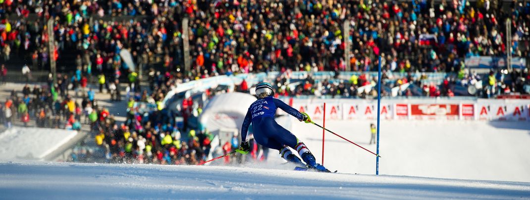 Zwei Rennen werden vor voller Zuschauerkulisse am Hochstein ausgetragen.