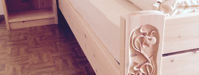 Close-up view of beautiful decorative carvings