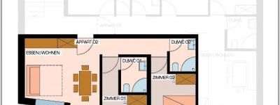 Appartement für 4-6 Personen