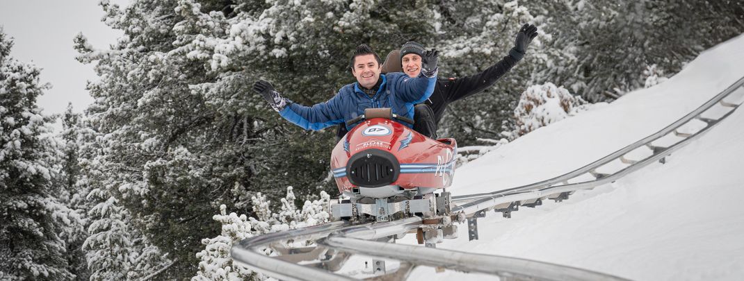 Der schienengeführte Plosebob sorgt für jede Menge Spaß und Adrenalin.