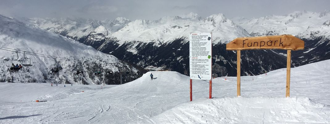 Zwei hohe Kicker dürfen im Funpark nicht fehlen.