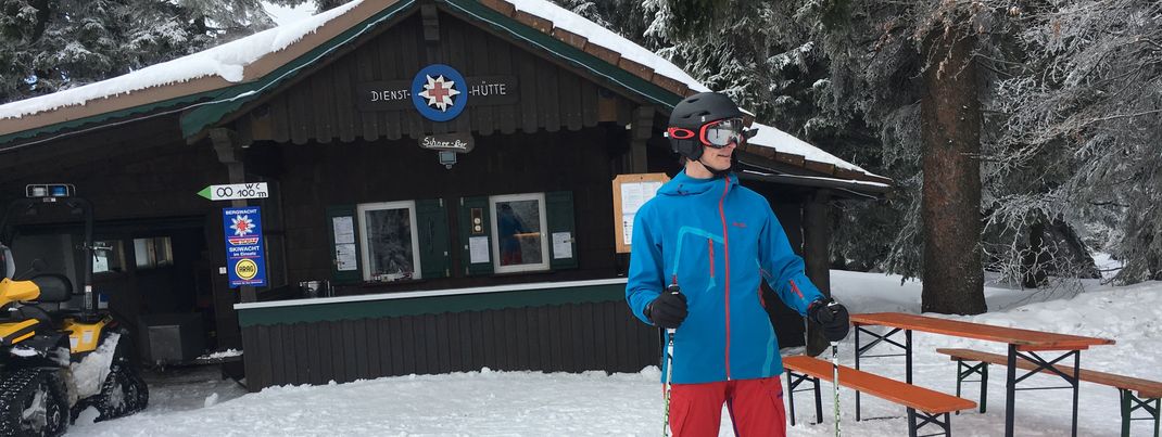 Die günstigsten Preise des Winter fanden wir bei der Diensthütte der lokalen Bergwacht