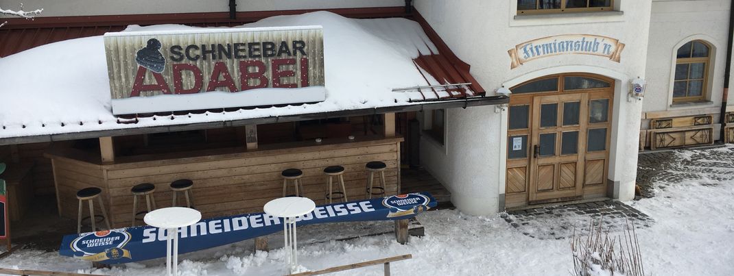 Richtiges Après Ski Flair kommt nur bei der Open Air Bar der Firmianstub'n auf