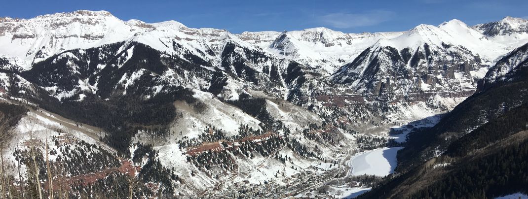 San Sophia Outlook provides skiers with an incredible view of Telluride.