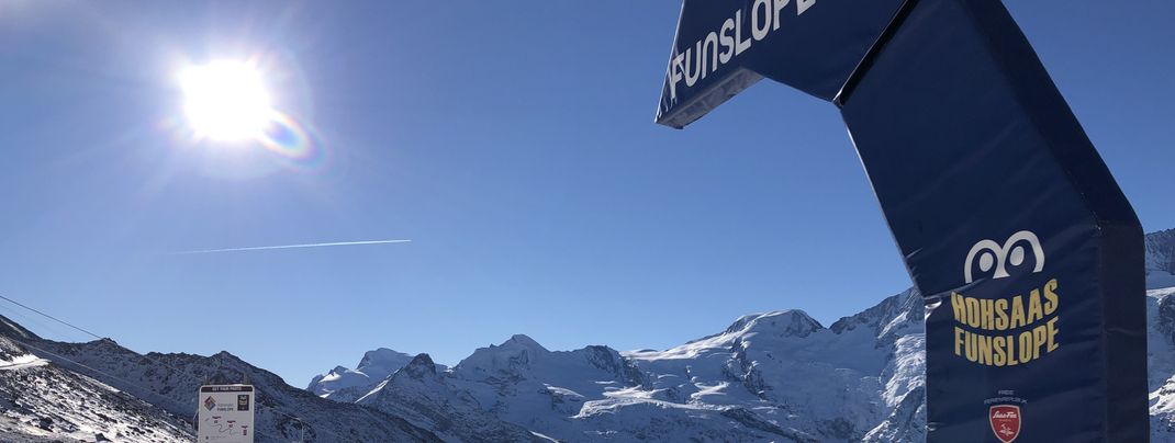 When we visited, the funslope was still in preparation.