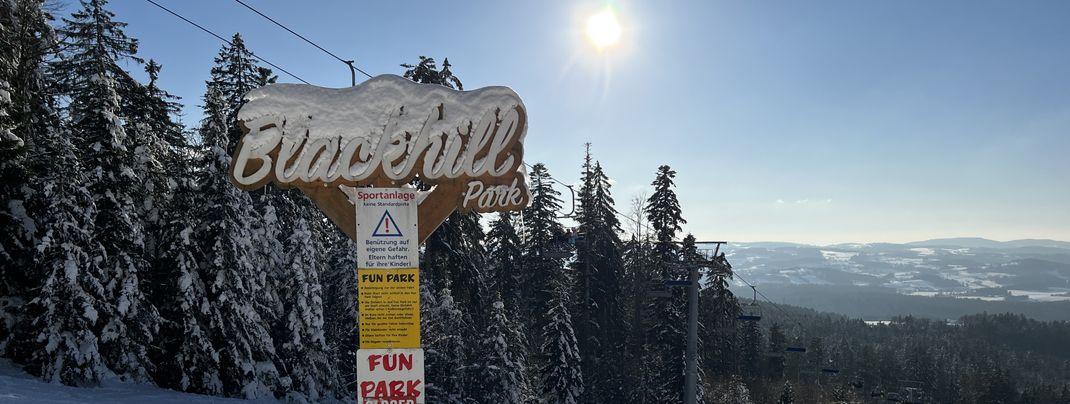 On our visit, the Blackhill Park was not yet shaped.