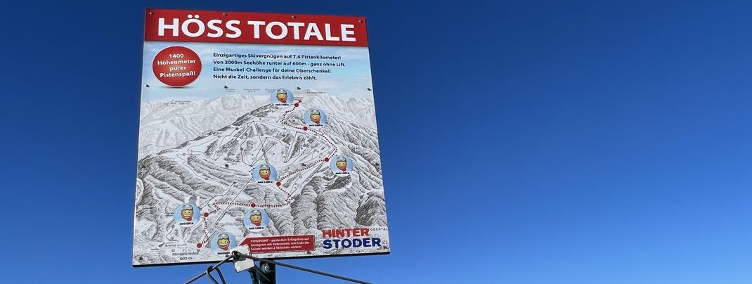 Auf der Höss Totale legst du 7,4 Kilometer am Stück zurück.
