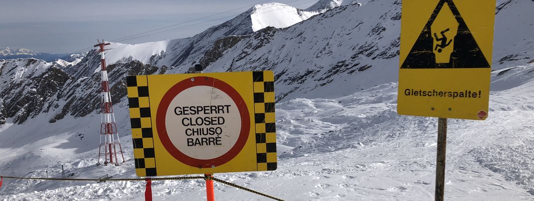 Schilder zu beachten dient deiner eigenen Sicherheit.