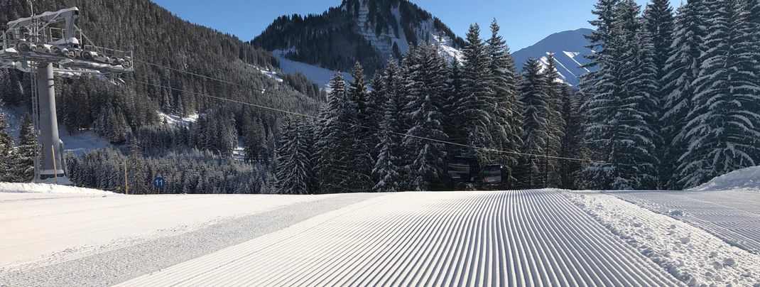 Bei diesen Bedingungen macht Skifahren Spaß.
