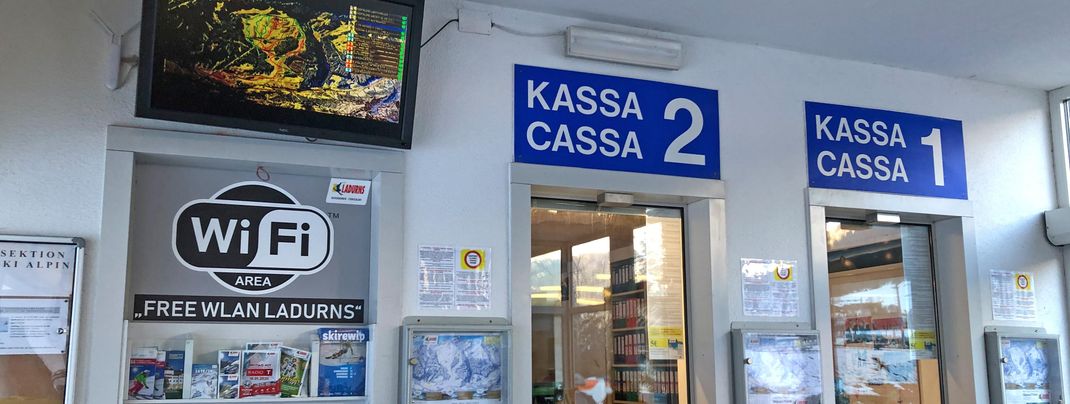 Winter sports enthusiasts can use WLAN free of charge in the ski area.