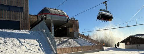 Der neue 6er-Sessellift zum Almberg hat kurz nach Weihnachten den Betrieb gestartet.