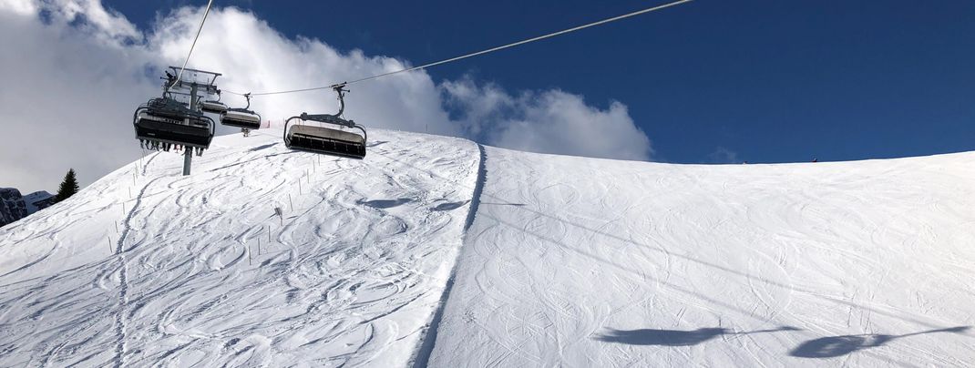 In Ladurns gibt es 1,2 Kilometer schwarze Pisten.