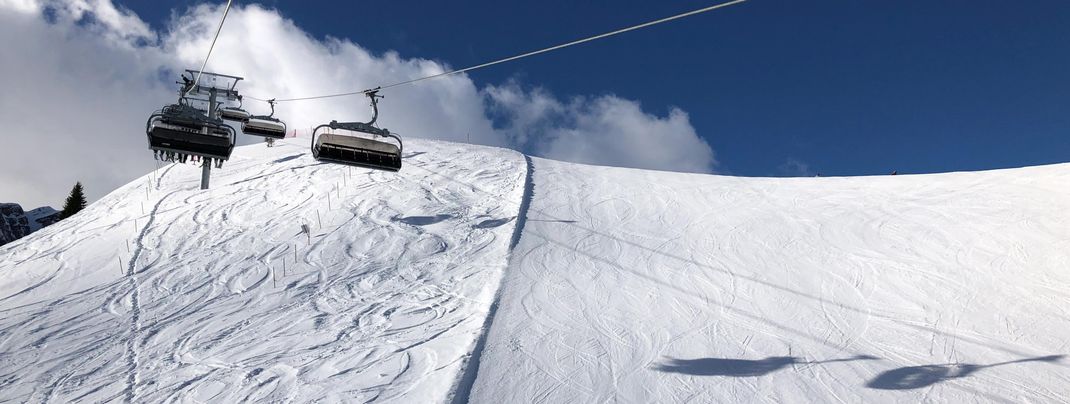 Bei guter Schneelage kann auch abseits der Piste gefahren werden.