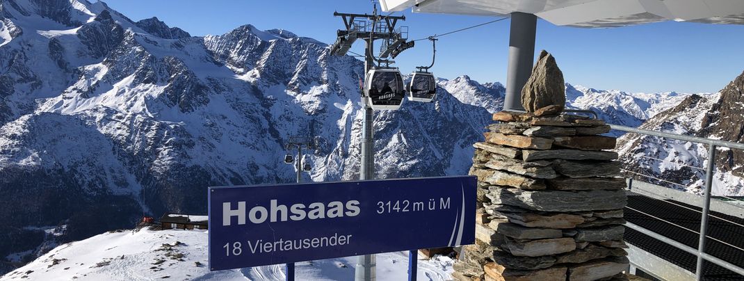 An der Bergstation Hohsaas wartet ein tolles Panorama.