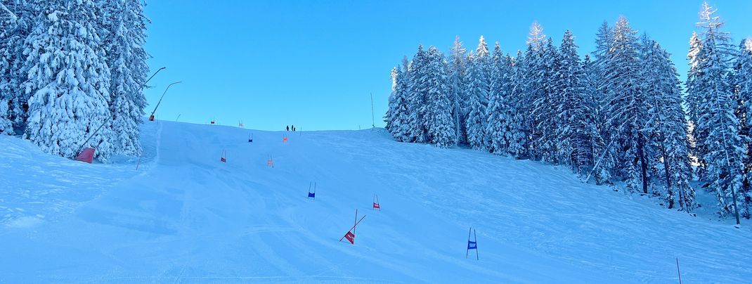 Die Abfahrten eignen sich auch zum Training.