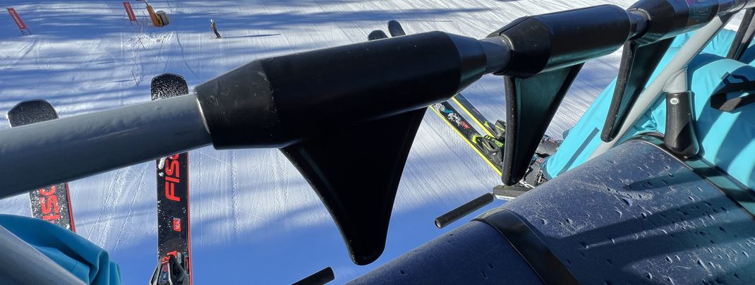 Alle Sessellifte in Carezza sind mit Kid-Stop ausgestattet.