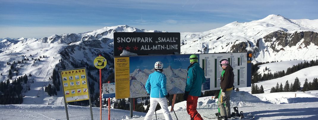 An den Nachwuchs richtet sich die All-Mtn-Line und der Kids Snowpark.