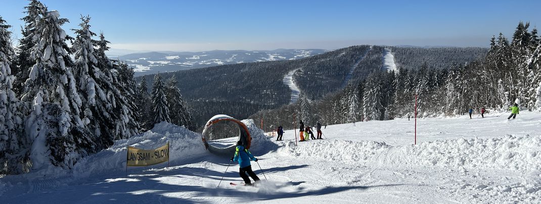 Wellenbahn und Funslope an der Hochwaldabfahrt am Reischlberg