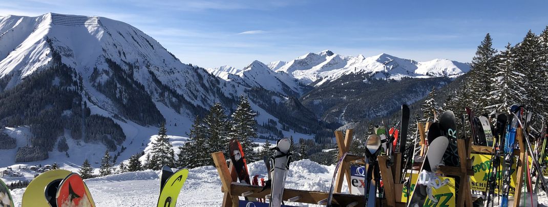 You have a great view on the Hochalm.