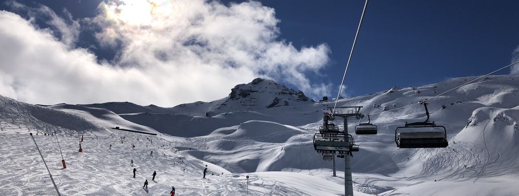 The blue slopes at Waidoffen chairlift are perfect for beginners with some stamina.