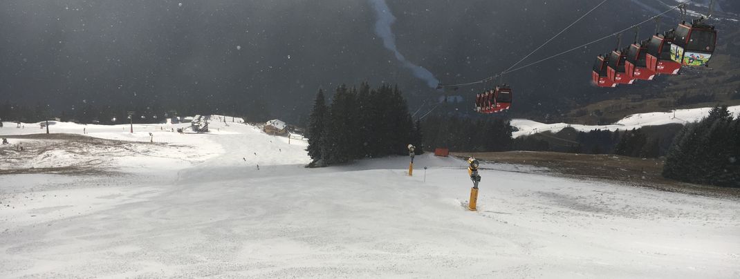 So macht Skifahren Spaß: Fast leere Pisten und nicht vorhandene Warteschlangen an den Liften.