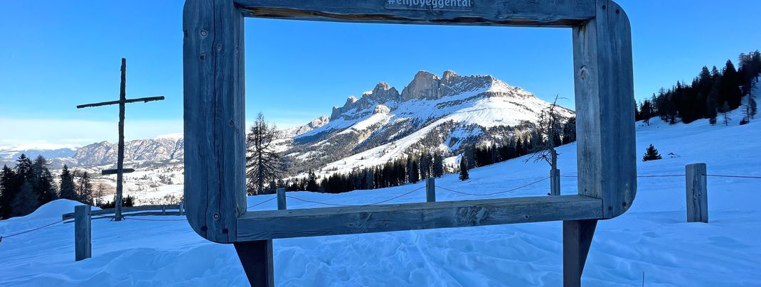 Etwas abseits der Piste 55 gibt es einen schönen Fotopoint.