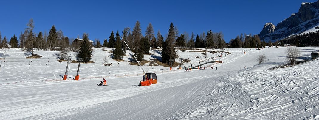 Ideal for practicing are the slopes at the golf lifts.
