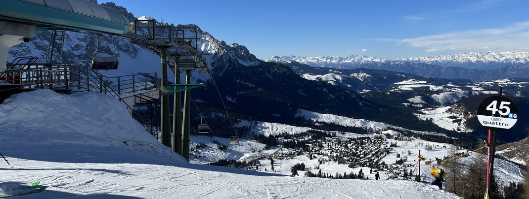Bis zur Bergstation Paolina sollten nur Könner fahren.