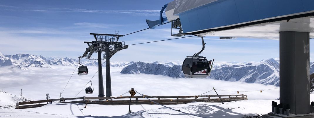 Gondelbahn am Tiefenbachgletscher
