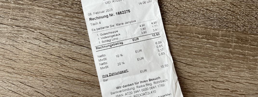 Keine überteuerten Preise bei der Einkehr