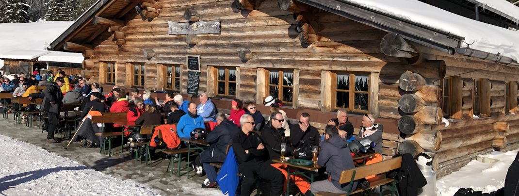 Lunch break at the Hochalm