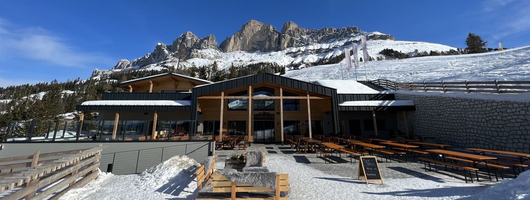 Die Franzin Alm hat 3 Bereiche: ein Kiosk, einen SB-Bereich und ein Bedienrestaurant.