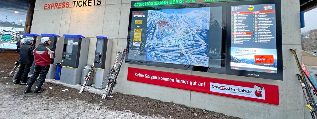 Tickets können auch online oder am Automaten gekauft werden.