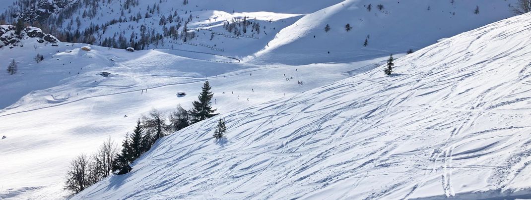 Great conditions await you on the northern slopes.