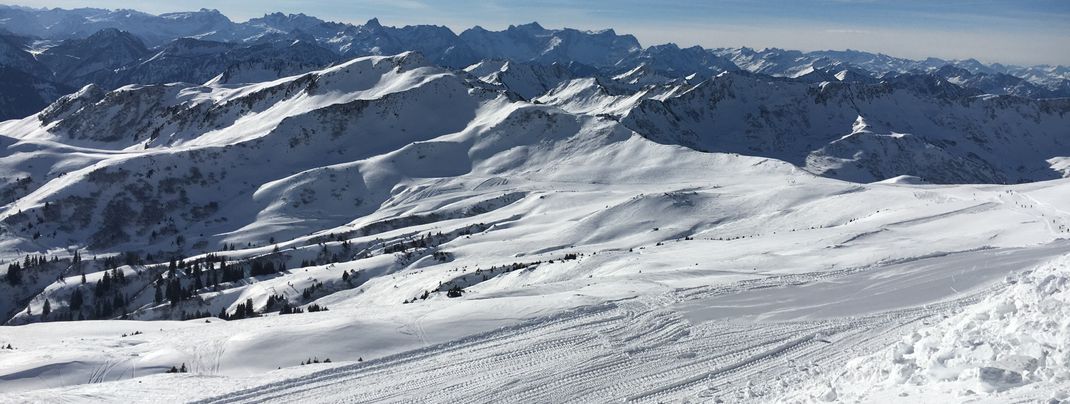 Mit rund 9 Metern Schnee pro Winter gehört Damüls zu den schneereichsten Dörfern der Welt.