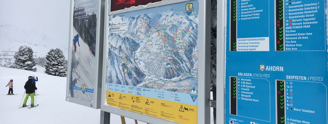 90 Prozent aller Pisten und Lifte geöffnet waren bei unserem Test am letzten Wochenende der Weihnachtsferien in Mayrhofen.