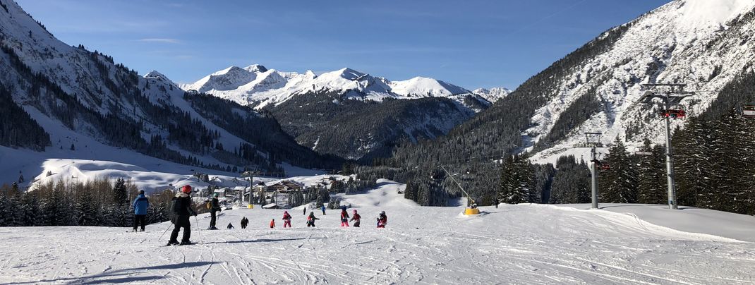 Die Abfahrt am Egghof Sunjet ist ideal für Kinder und Anfänger.