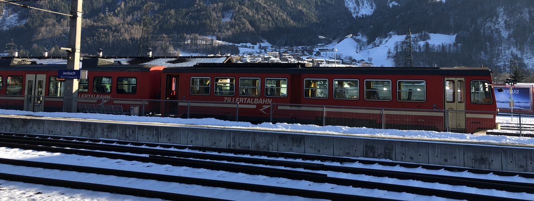 Im Zillertal ist die Anreise mit der Bahn problemlos möglich.