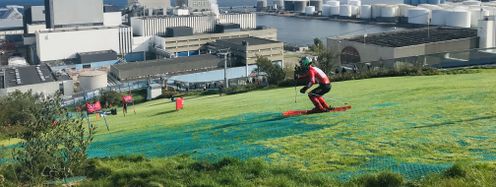 CopenHill is located near the harbour in Copenhagen.
