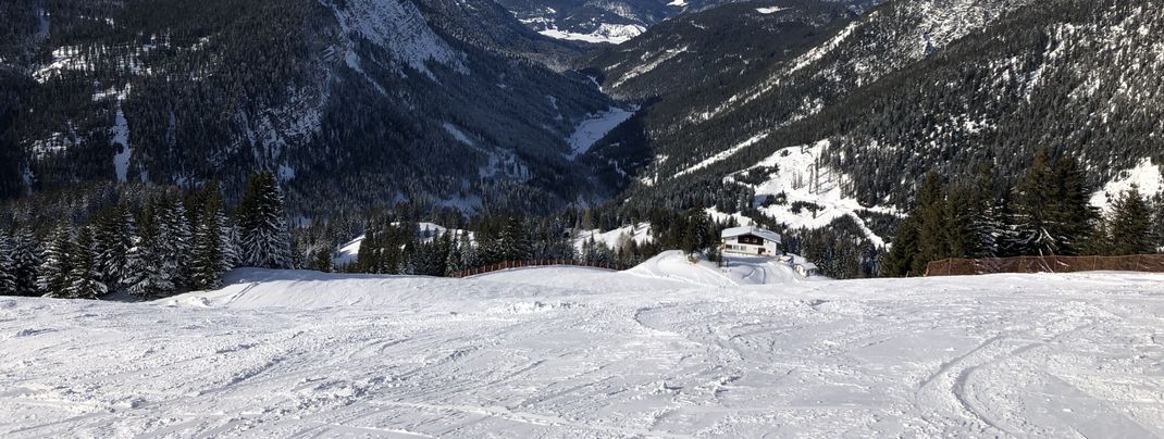 Auch am Rastkopf geht es zum Einkehrschwung