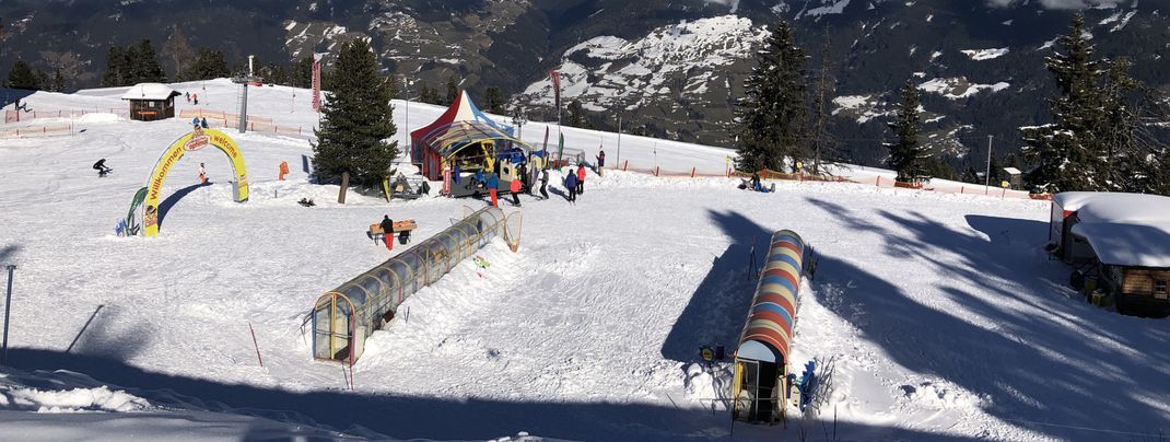 Neben der Zentralstation im Bereich Hochzillertal befindet sich das Kinderland.