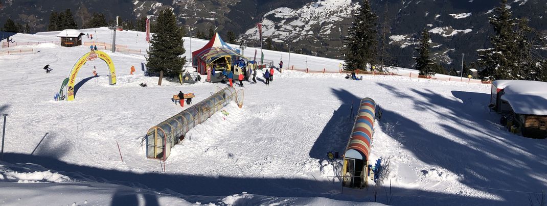Kids' area at Hochzillertal central station