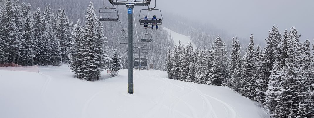 Perfect powder conditions.