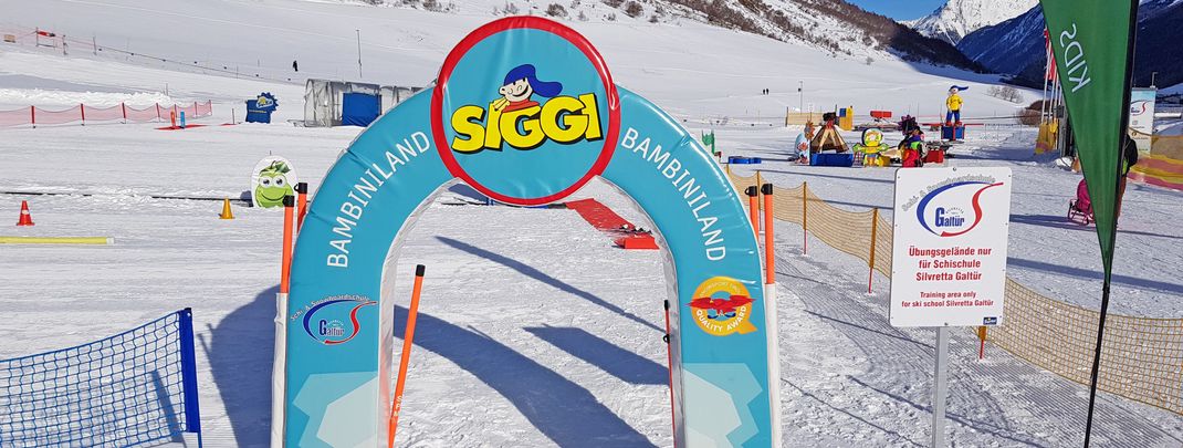 Siggi's Bambiniland bietet beste Übungsbedingungen.