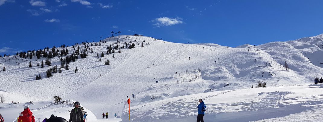 Beste Pistenverhältnisse auf der Steinplatte Waidring.