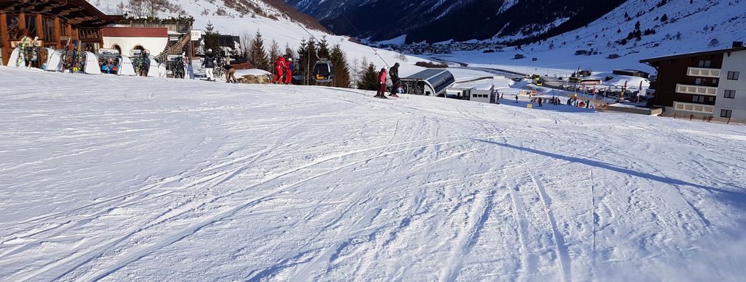 Most of the slopes are easy to handle, even for beginners.