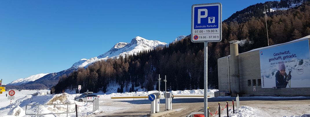 Parkplatz Sils
