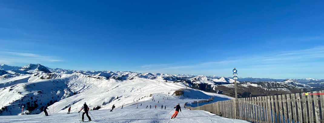 Breite, flache Strecken bieten genug Fläche, sodass die Gefahr klein ist, einen Unfall zu bauen.