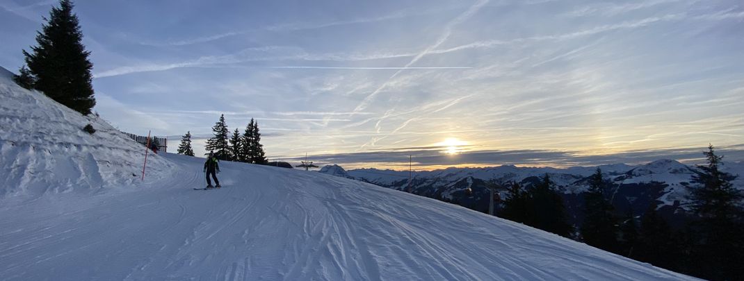 Die Familien Streif verspricht ein Panorama, egal ob morgens oder abends.