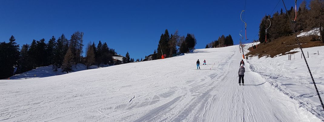 Der Biedner-Tellerlift eignet sich gut zum Üben.